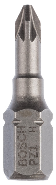 BOSCH Skrutkovací bit Extra Hard PZ 1, 25 mm 2607001555