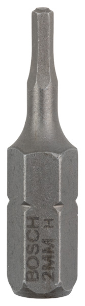 BOSCH Skrutkovací bit Extra Hard HEX HEX 2, 25 mm 2607001718