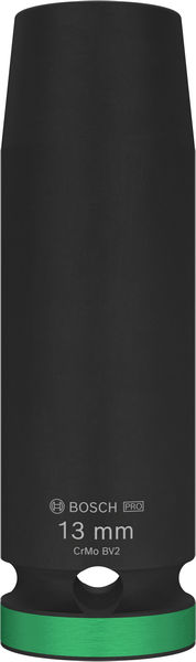 BOSCH Nástrčný kľúč PRO Impact Socket, 1/2&quot;, 13 mm, hlboký 2608003047