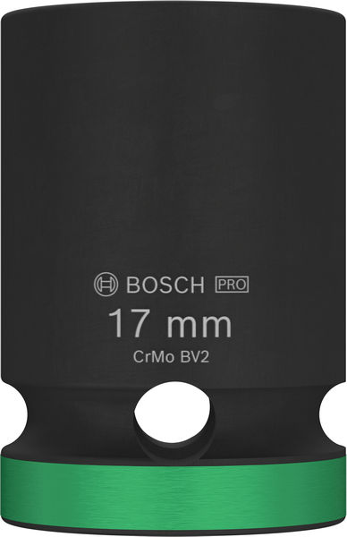 BOSCH Nástrčný kľúč PRO Impact Socket, 1/2&quot;, 17 mm, štandardný 2608003048