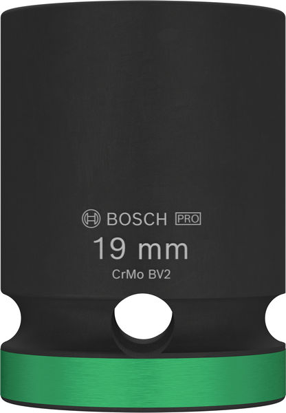 BOSCH Nástrčný kľúč PRO Impact Socket, 1/2&quot;, 19 mm, štandardný 2608003050