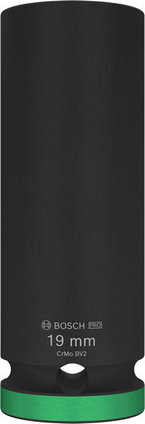 BOSCH Nástrčný kľúč PRO Impact Socket, 1/2&quot;, 19 mm, hlboký 2608003051