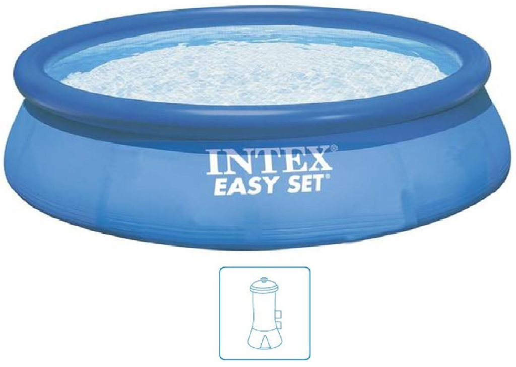BAZAR!! INTEX Easy Set Pool Bazén 305 x 76 cm s kartušovou filtráciou 28122GN