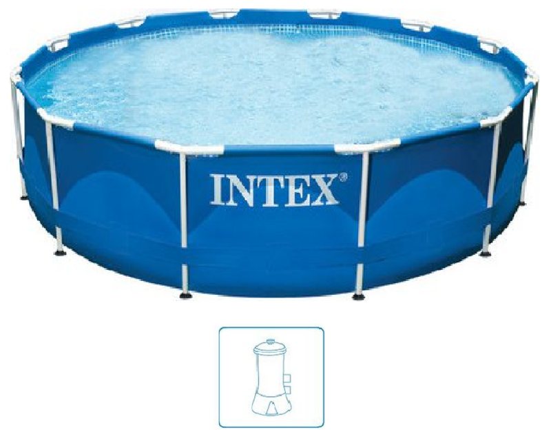 INTEX METAL FRAME POOLS Bazén 305 x 76 cm 28202GN