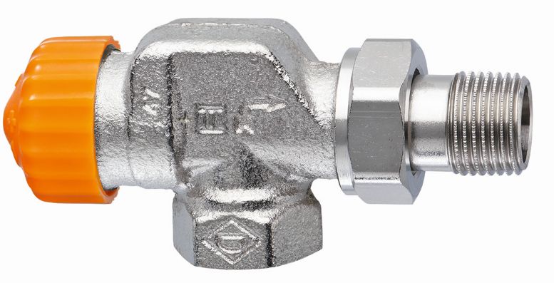 HEIMEIER Eclipse 3/8&quot; (DN 10) termostatický ventil, axiálne 3930-01.000