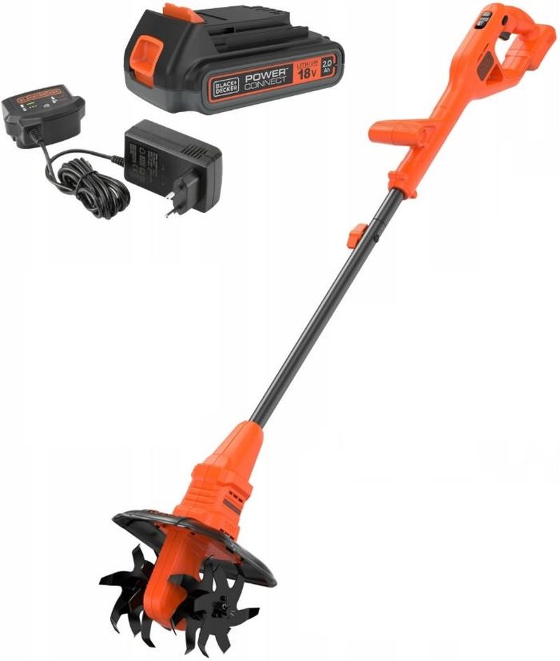Black &amp; Decker BETL1820L Aku kultivátor (20cm/18V/1x2,0Ah)
