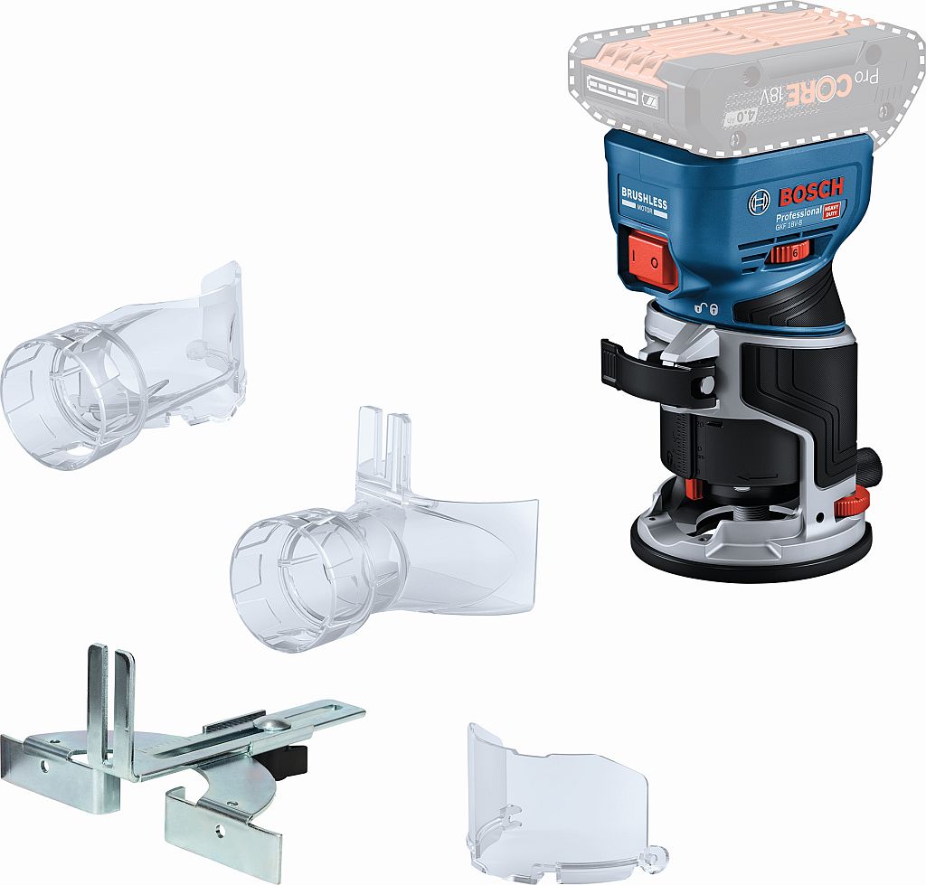 BOSCH GKF 18V-8 PROFESSIONAL Akumulátorová hranová fréza 06016C2000