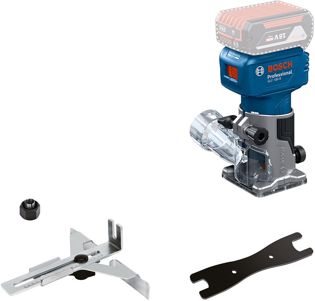 BOSCH GLF 18V-8 PROFESSIONAL Akumulátorová hranová fréza 06016C6020