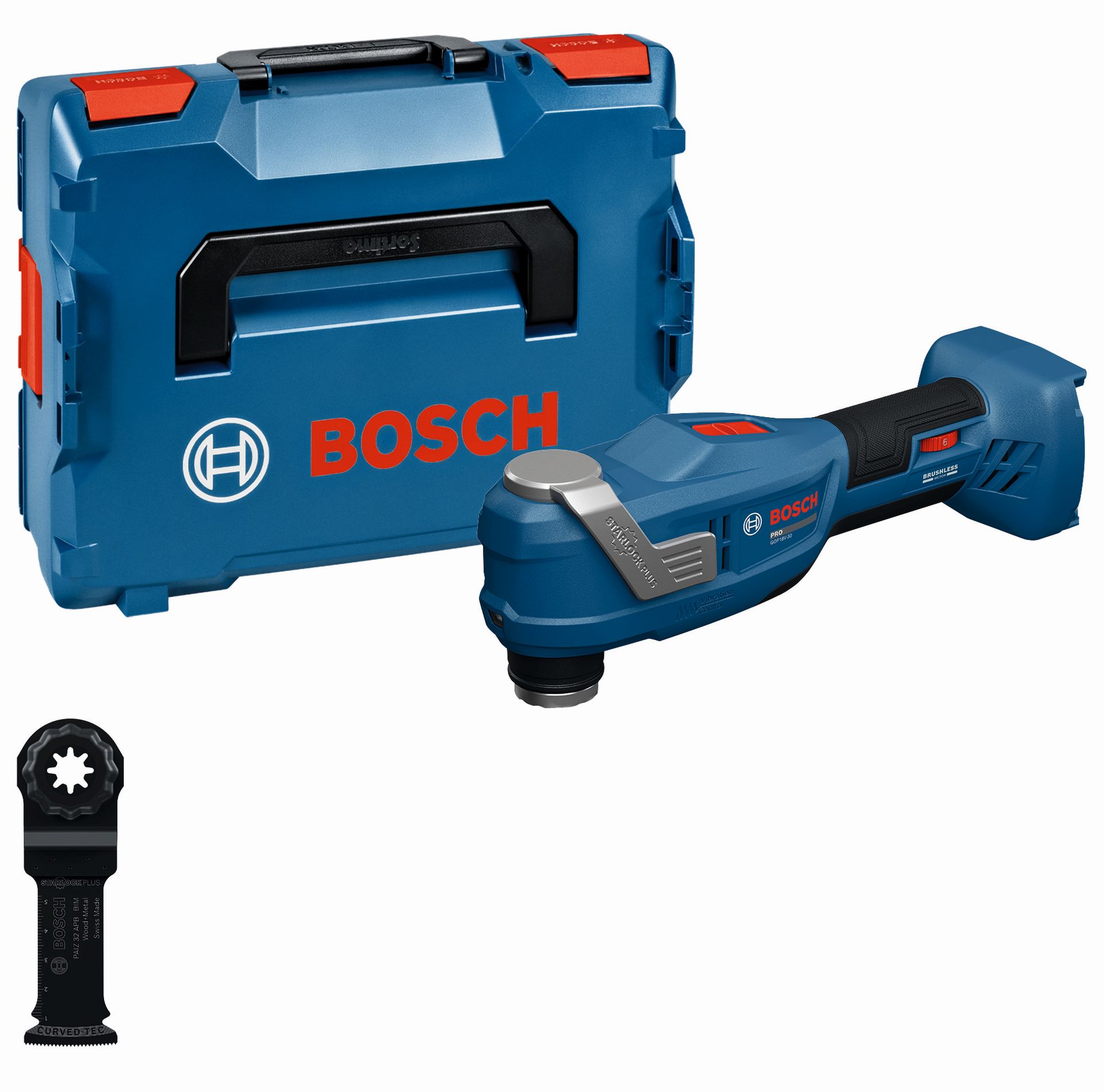 BOSCH GOP18V-30 PROFESSIONAL Multifunkčné náradie, L-BOXX 06018G3001