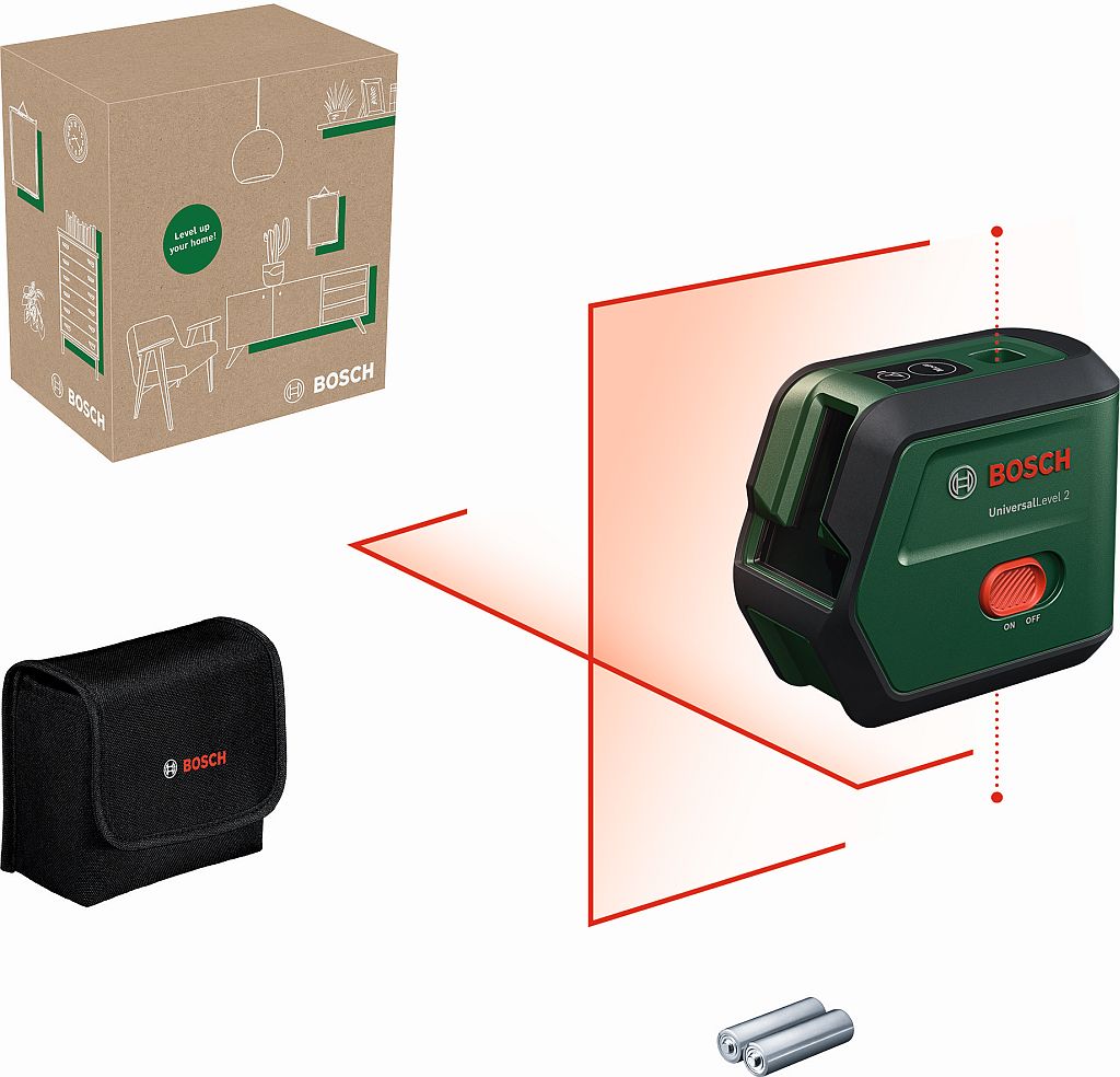 BOSCH UniversalLevel 2 Krížový čiarový laser 0603663FZ0