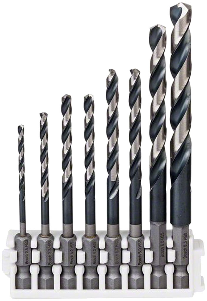BOSCH Sada vrtákov Impact Control HSS, 8 kusov 2608577140