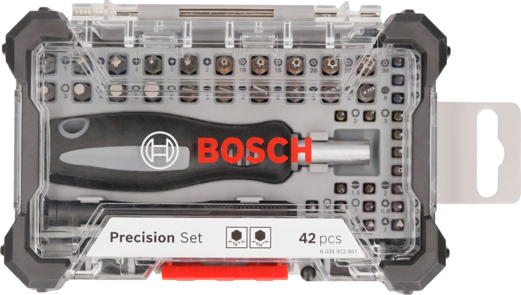 BOSCH Súprava presných skrutkovacích bitov, 42 ks 2607002836