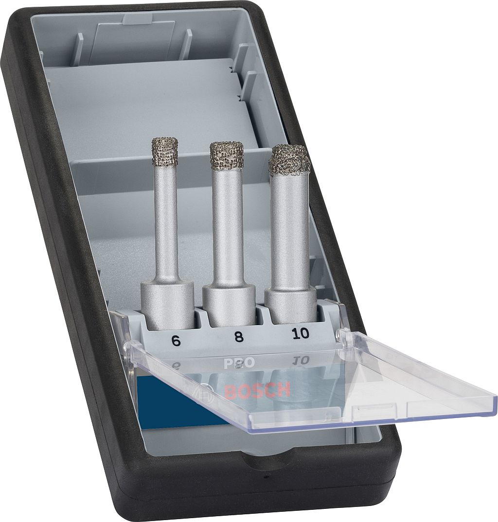 BOSCH Sada vrtákov PRO Ceramic dry, 6 x 33, 8 x 33, 10 x 33 mm, 3 ks 2608587145