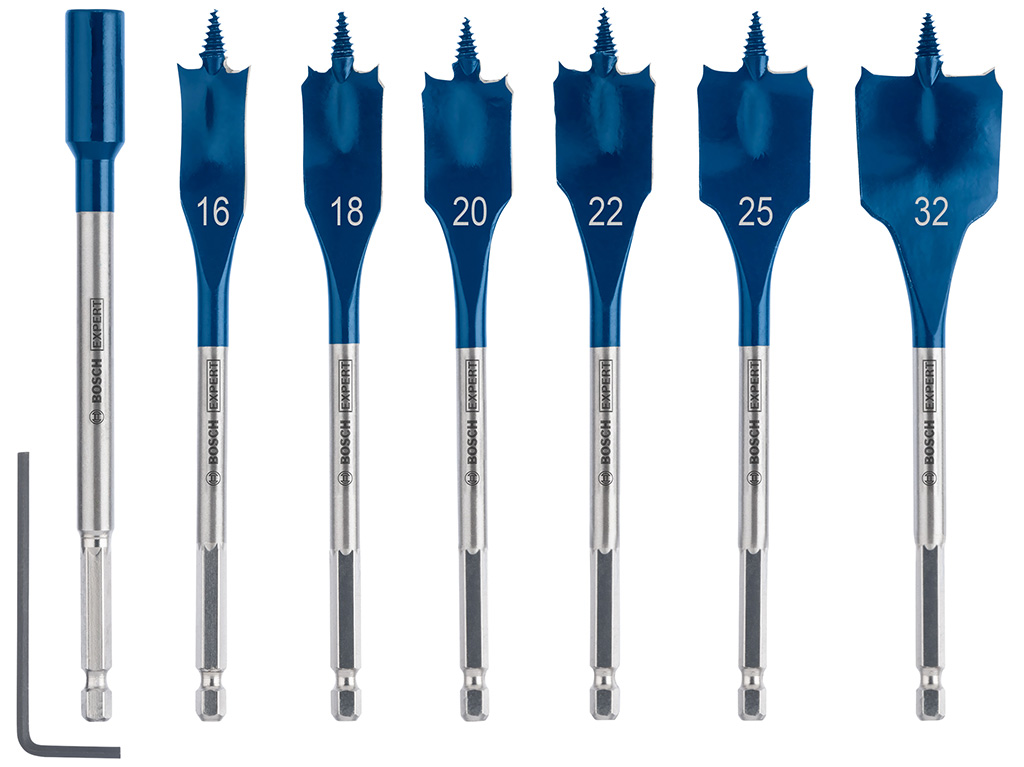 BOSCH Sada frézovacích vrtákov EXPERT Self Cut Speed, 16/18/20/22/25/32 mm, 7ks 2608900334