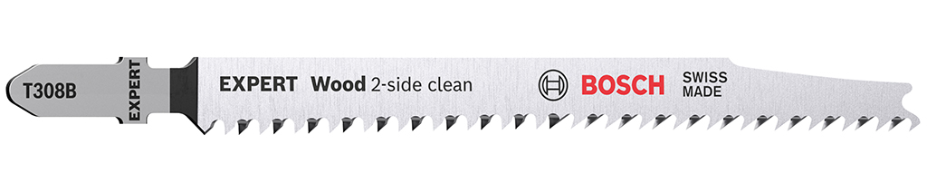 BOSCH List priamočiarej píly EXPERT ‘Wood 2-side clean’ T 308 B, 3 ks 2608900550