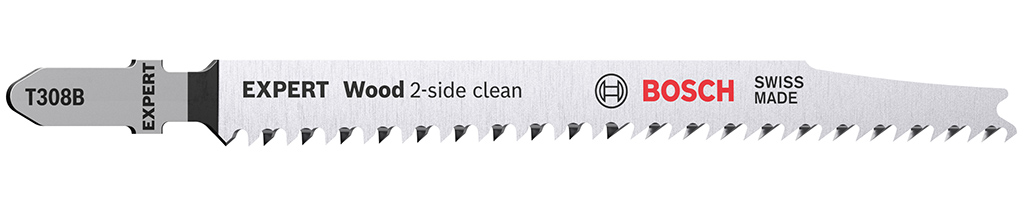 BOSCH List priamočiarej píly EXPERT ‘Wood 2-side clean’ T 308 B, 5 ks 2608900551