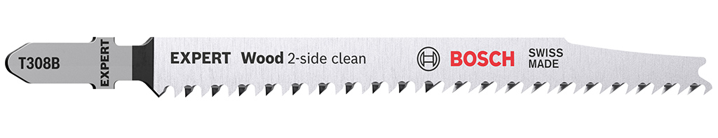 BOSCH List priamočiarej píly EXPERT ‘Wood 2-side clean’ T 308 B, 100 ks 2608900553