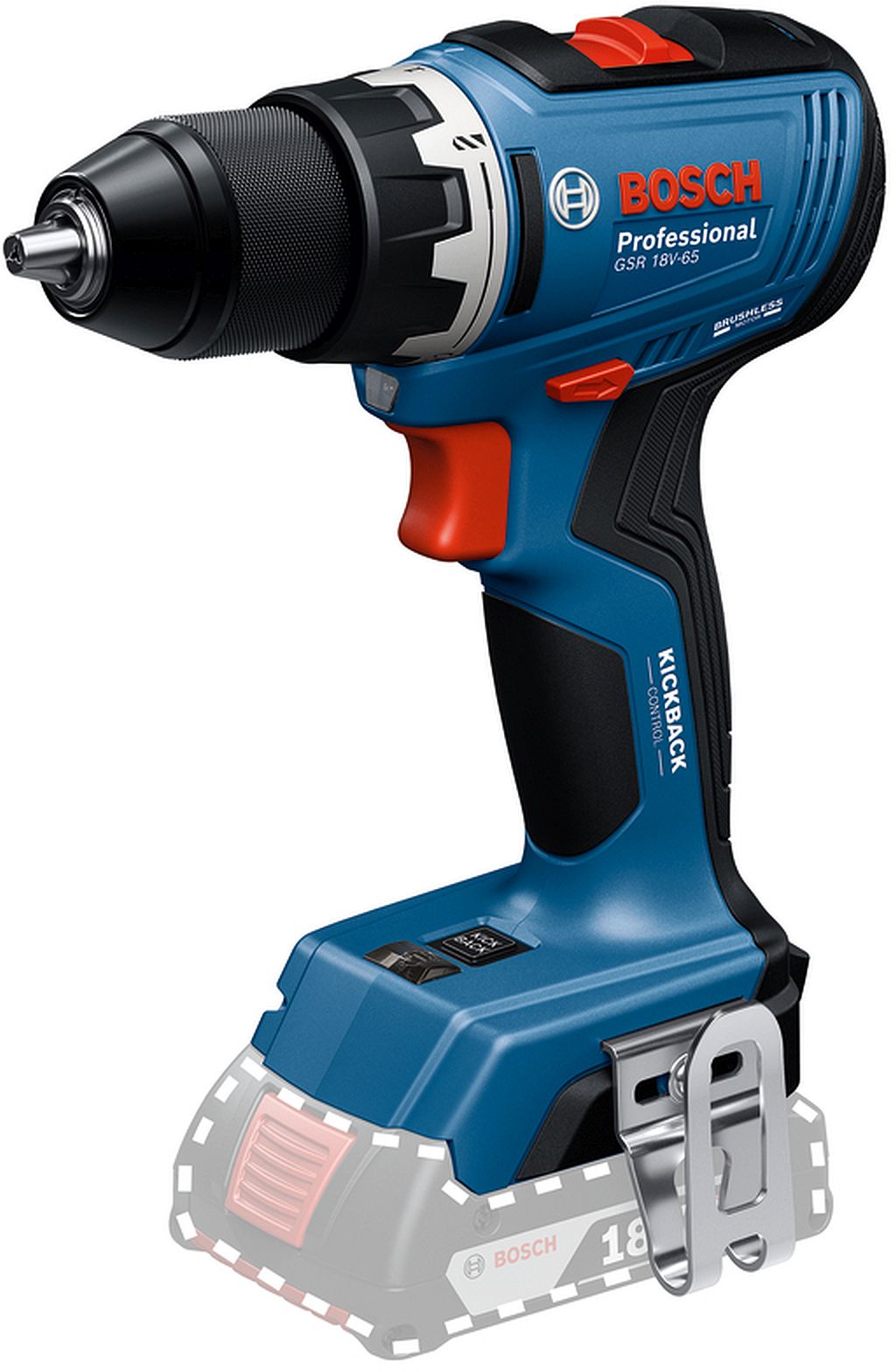 BOSCH GSR 18V-65 PROFESSIONAL Vŕtací skrutkovač 06019N3200