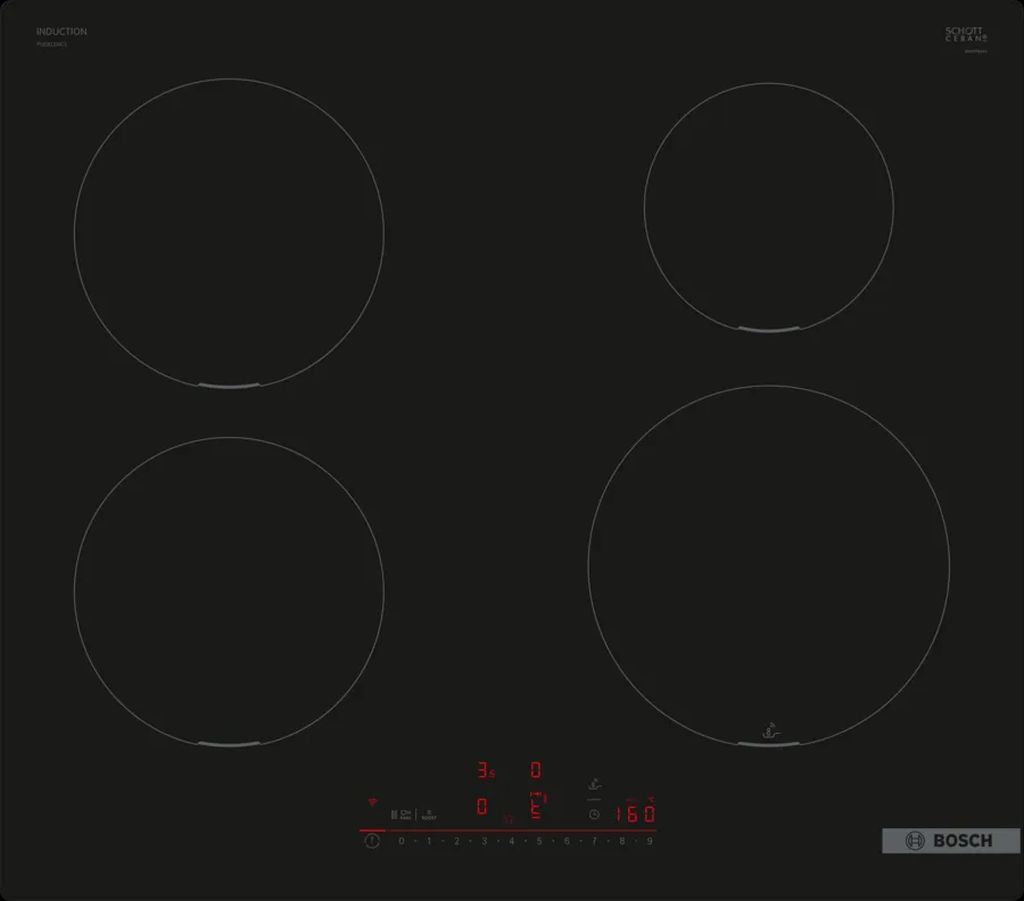 Bosch Serie 6 Indukčná varná doska 60 cm, montáž na pracovnú dosku, bez rámčeka PUE611HC1E