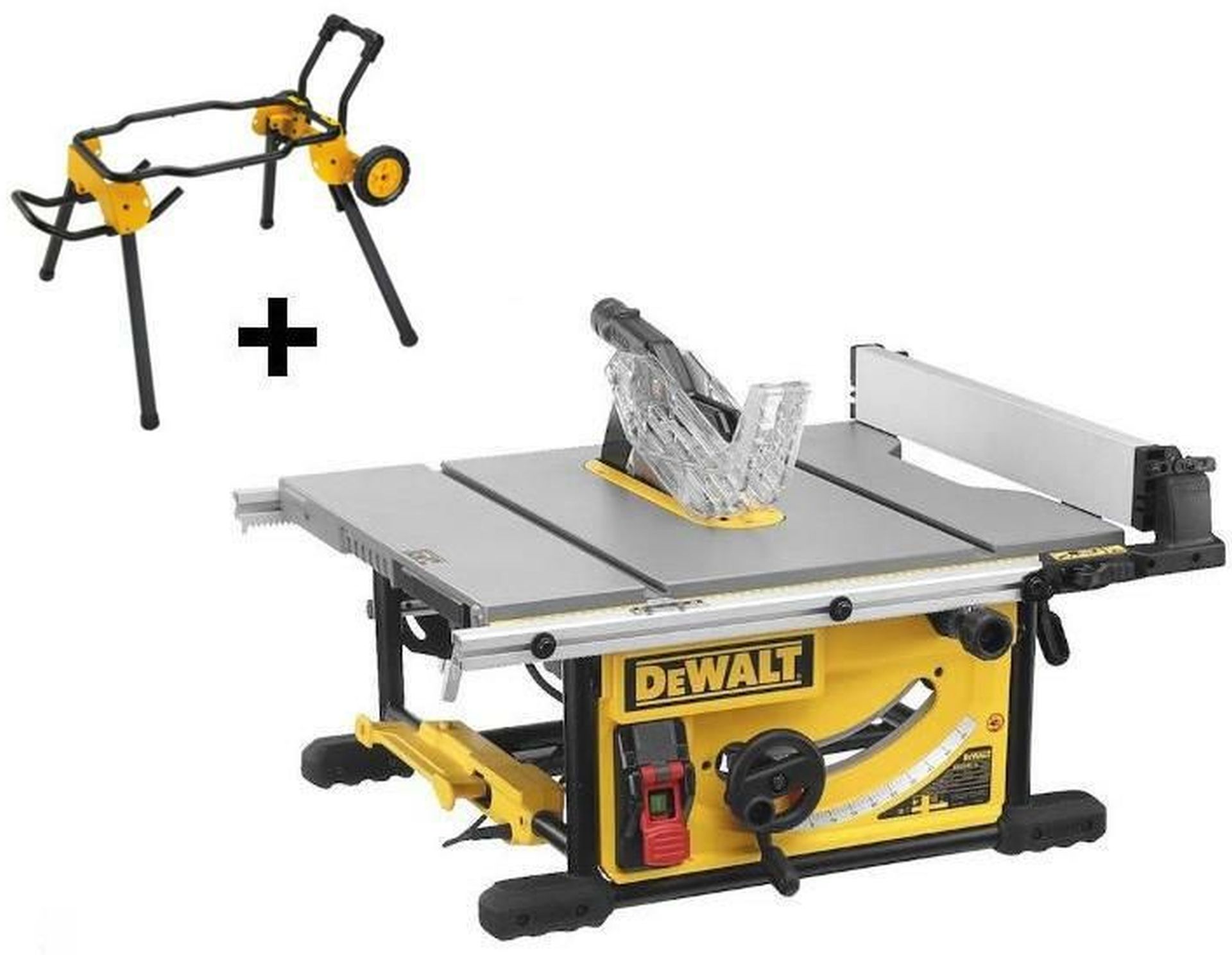 DeWALT DWE7492S Stolová okružní pila DWE7492 + stojan DWE74911