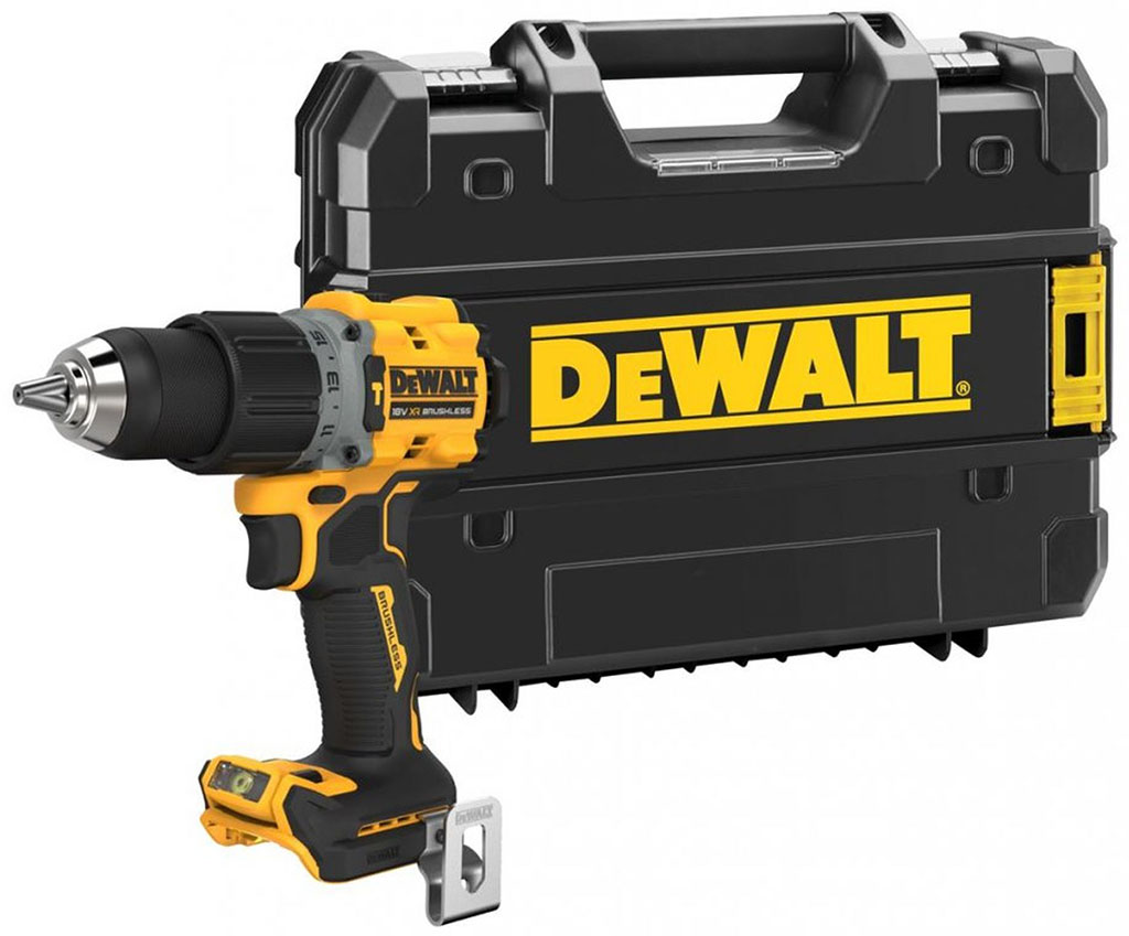 VÝPREDAJ DeWALT DCD805NT Aku príklepová vŕtačka 90Nm(18V bez aku),kufor Tstak PO SERVISE