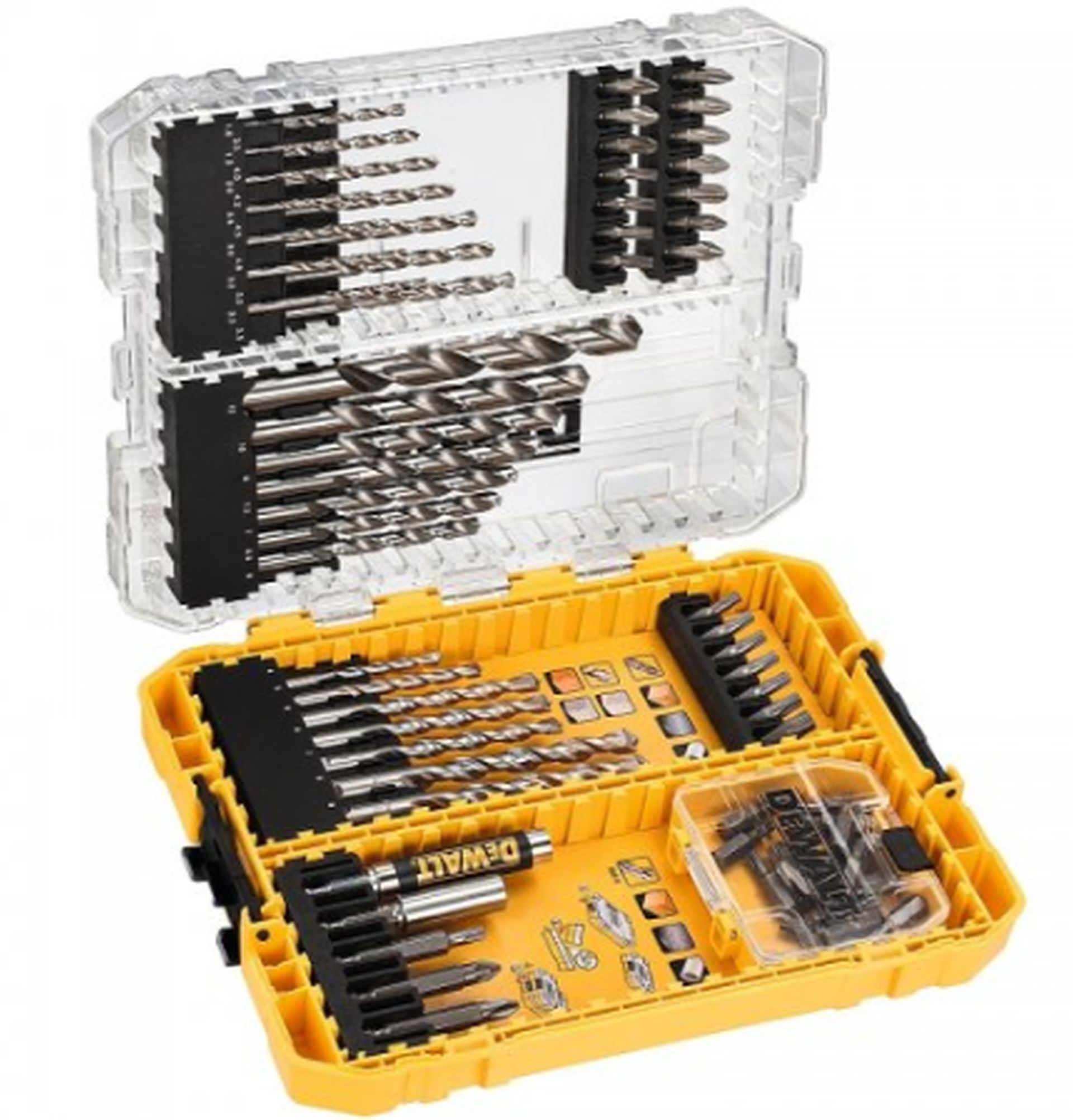 DeWALT DT70761 72-dielna sada vrtákov a bitov