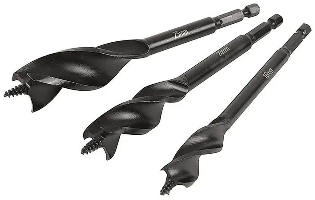 DeWALT DT90237 3 dielna sada vrtákov do dreva, veľkosti 16, 20, 25 mm