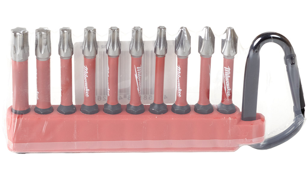 Milwaukee Sada bitov SHOCKWAVE™ IMPACT DUTY s karabínou (10 ks) 4932480941