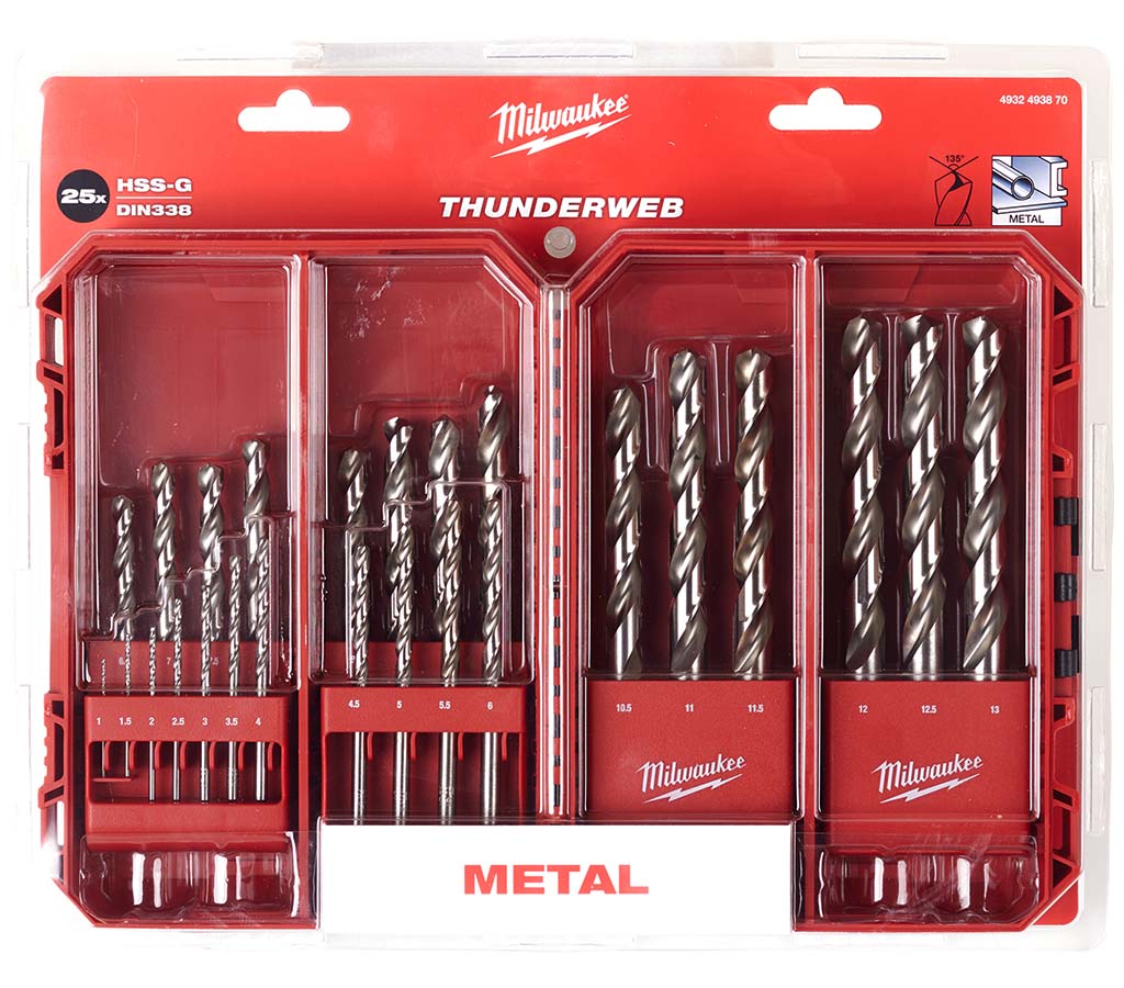 Milwaukee Sada vrtákov do kovu ThunderWeb 25 ks 4932493870
