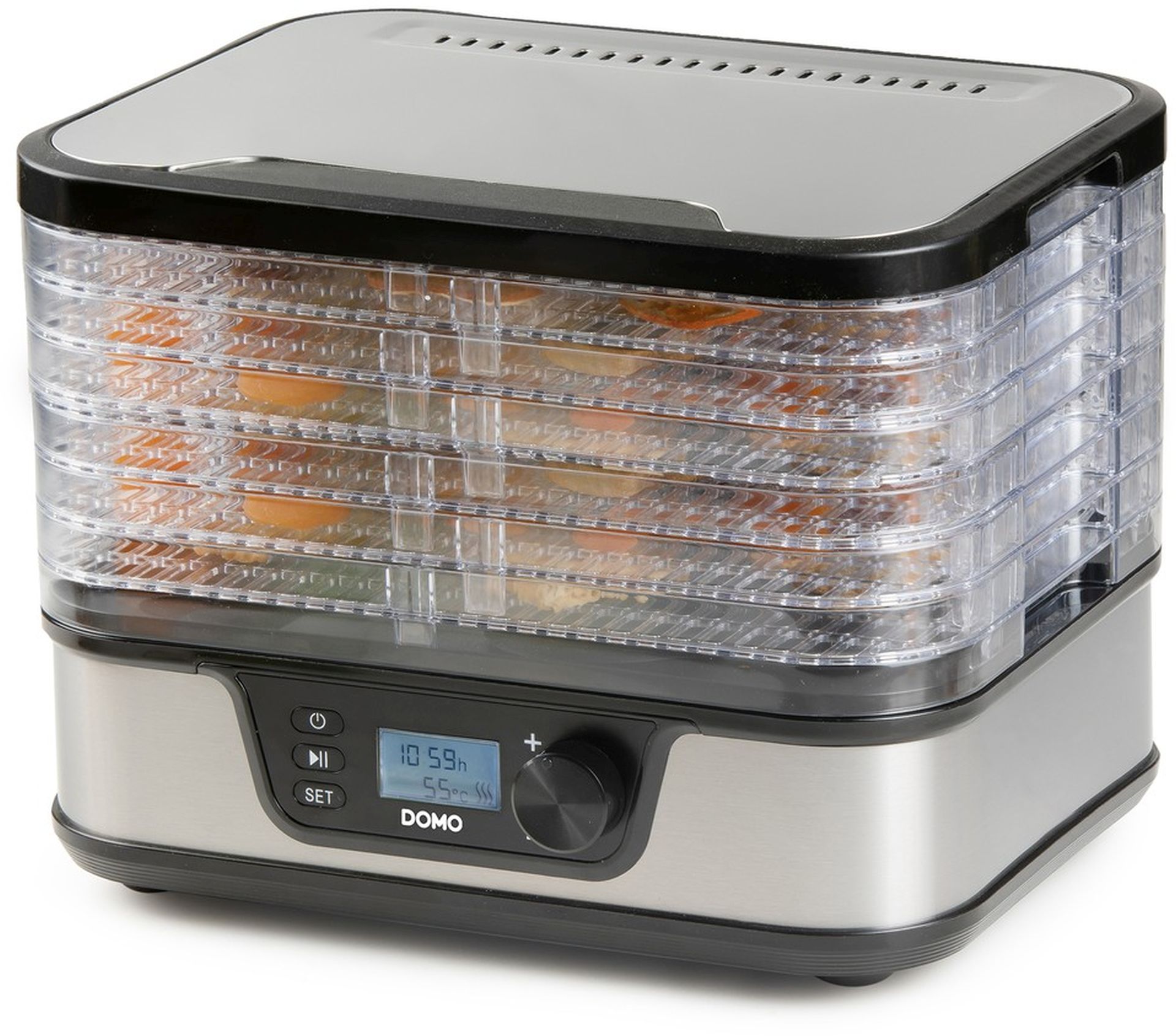 DOMO Sušička ovocia digitálna, 350W DO42601S