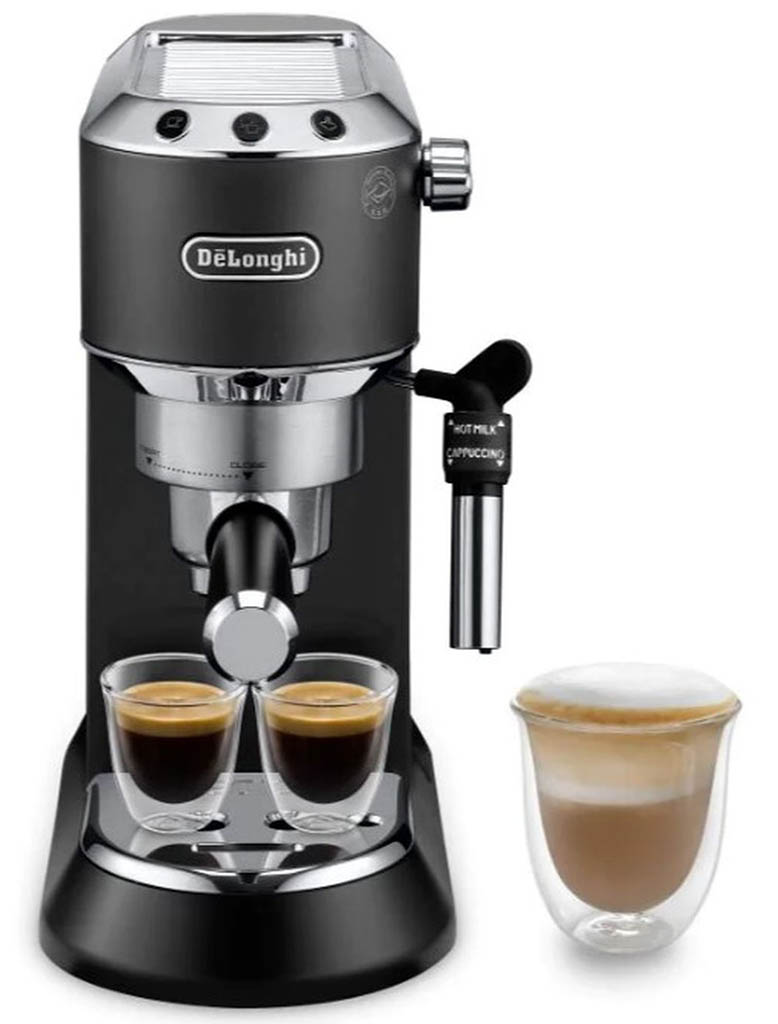 BAZÁR DeLonghi Dedica Style Pákový kávovar EC 685.BK POUŽITÉ, PO SERVISE!!