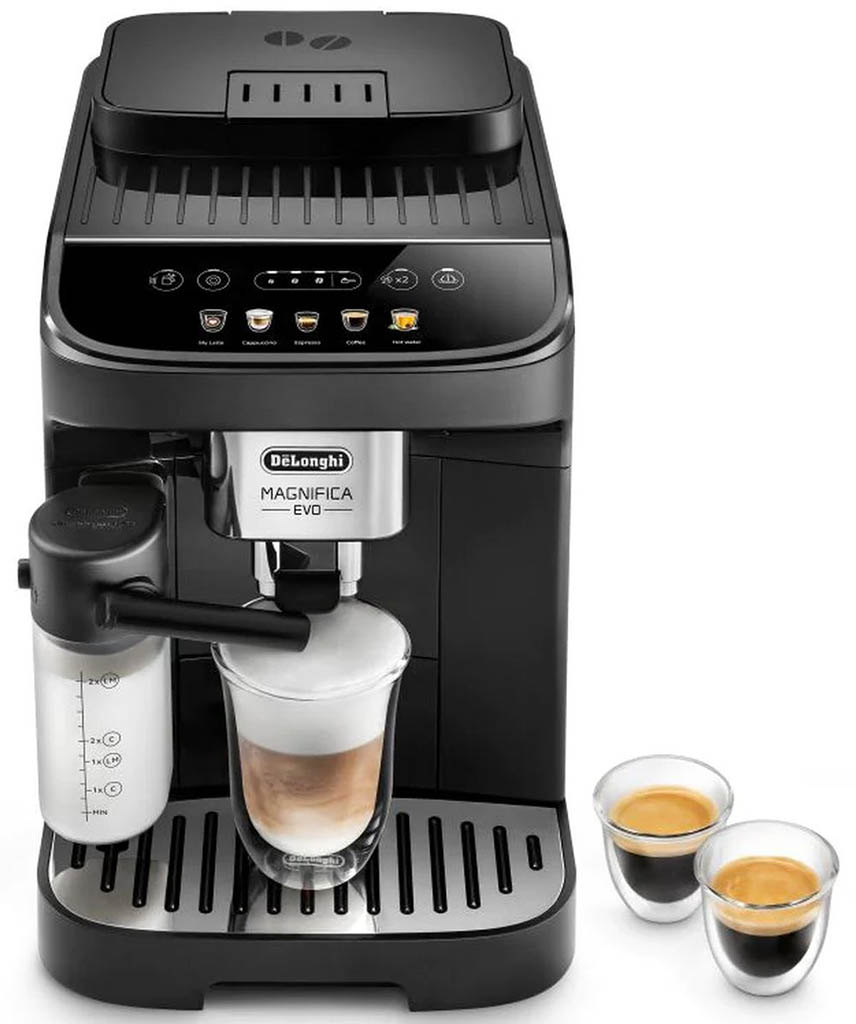 BAZÁR DeLonghi Magnifica Evo Automatický kávovar ECAM 290.61.B PO SERVISE, POUŽITÉ!!