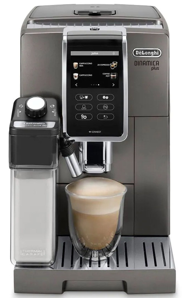BAZÁR DeLonghi Dinamica Plus Automatický kávovar ECAM 370.95.T POUŽITÉ, PO SERVISE!!