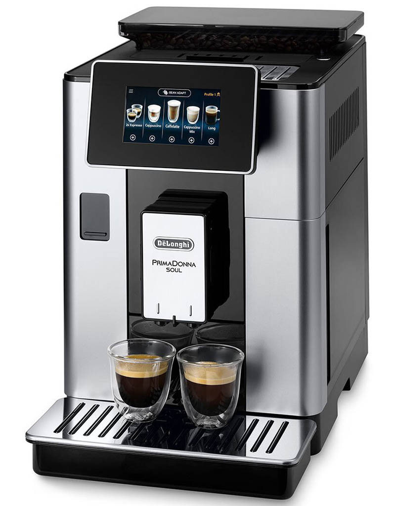 BAZÁR!! DeLonghi PrimaDonna soul Automatický kávovar ECAM 610.55.SB POUŽITÉ!!