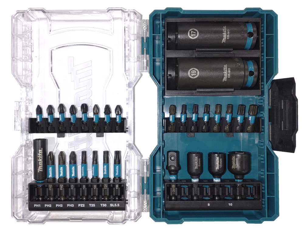 MAKITA E-22903 sada bitov 1/4&quot; IMPACT BLACK 30 ks