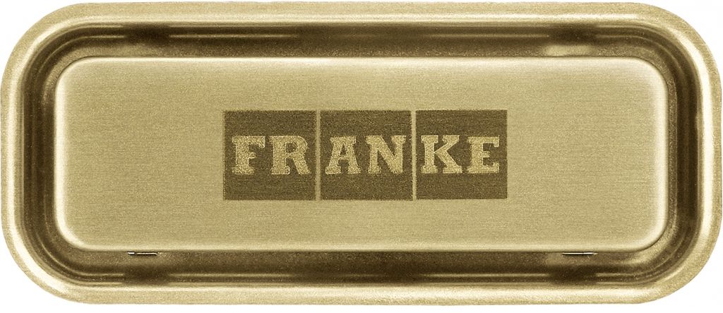 Franke Krytka skrytého přepadu, Celonerez, Zlatá 133.0630.111