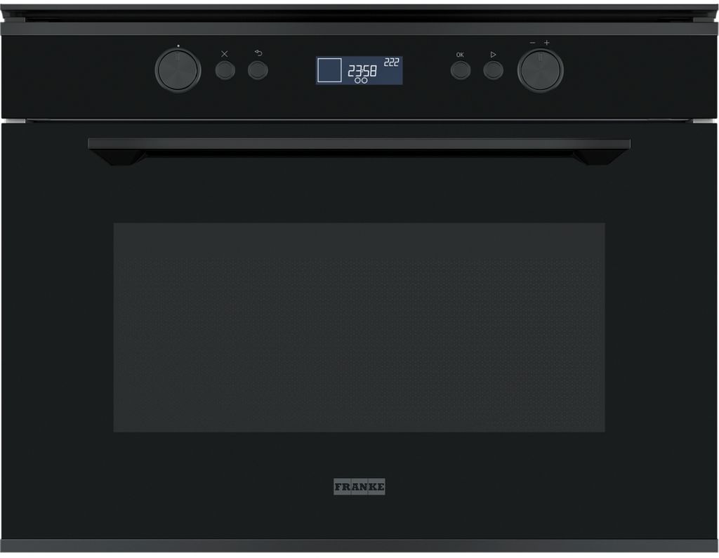 Franke Mythos FMY 45 MW BK Vstavaná multifunkčná rúra, Čierne sklo 131.0632.660