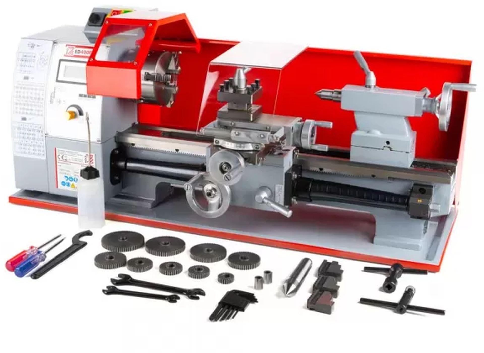 Holzmann Stolný sústruh na kov (630W) ED400FD_230V