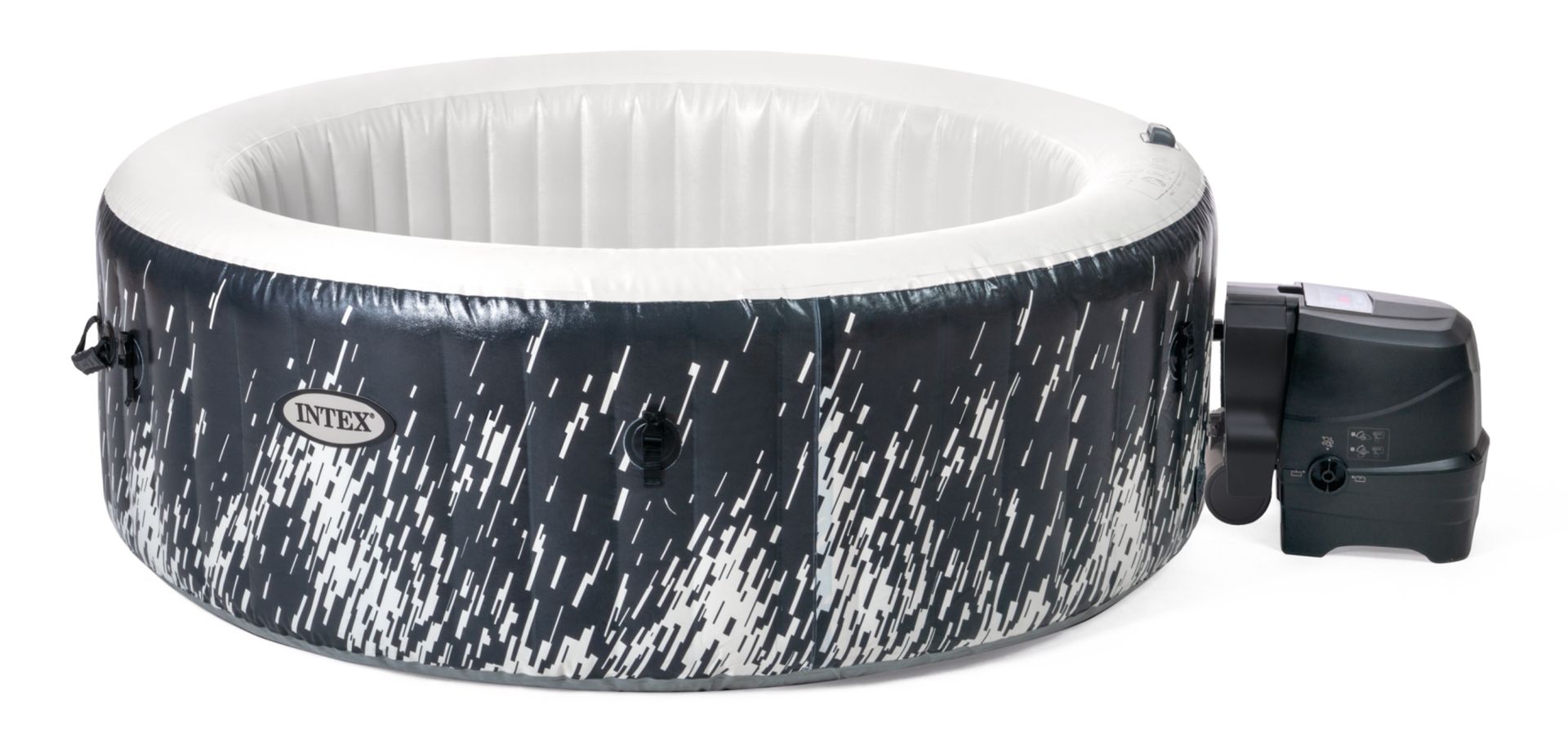 INTEX PureSpa Glow Deluxe Bubble Vírivka pre 4 osoby S2 28494NP