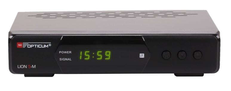 SET TOP BOX OPTICUM LION 5-M FullHD s HEVC H.265 DVB-T2, USB prijímač J47269489