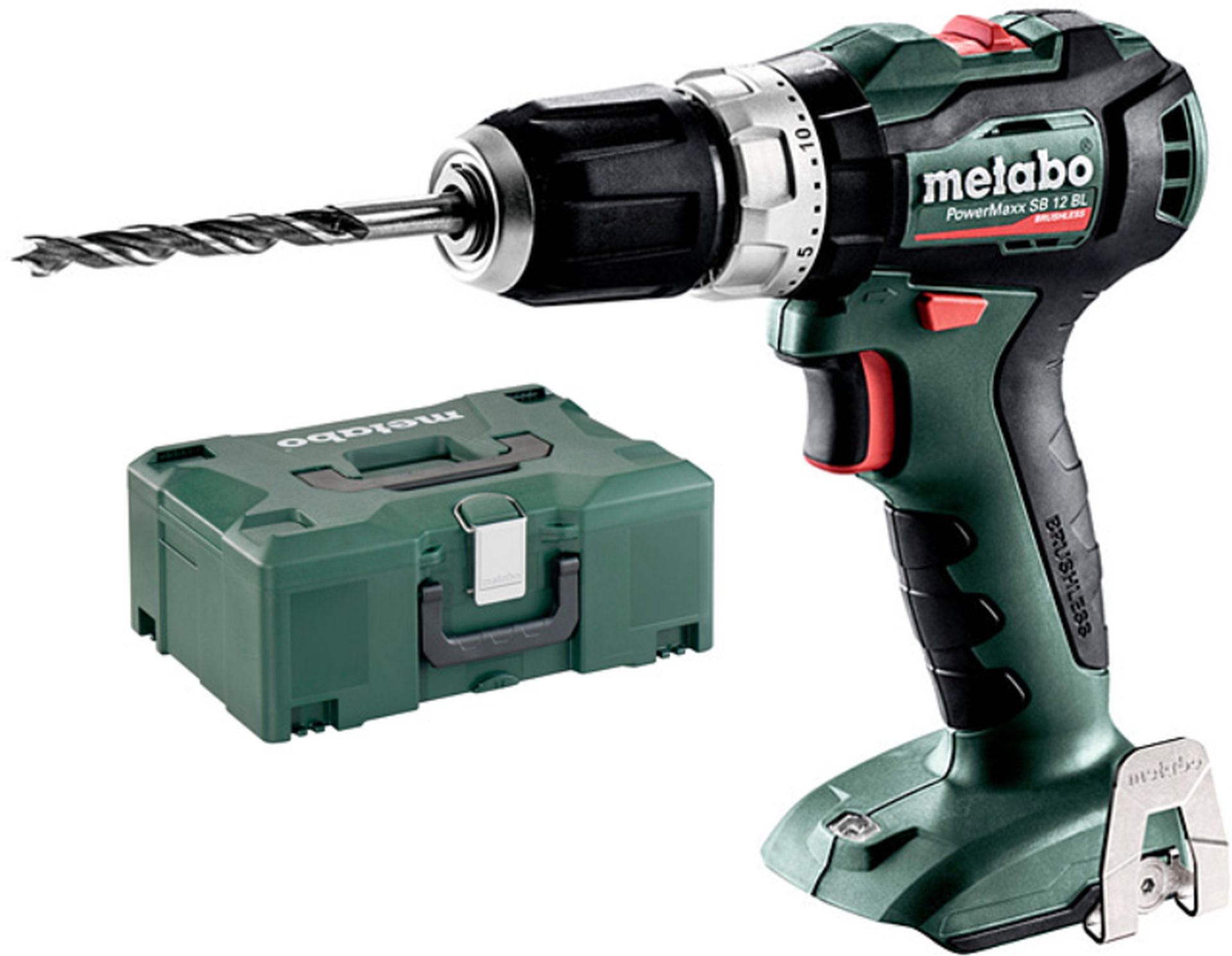 Metabo PowerMaxx SB 12 BL Akumulátorová príklepová vŕtačka (12V/bez aku) metabox 601077840
