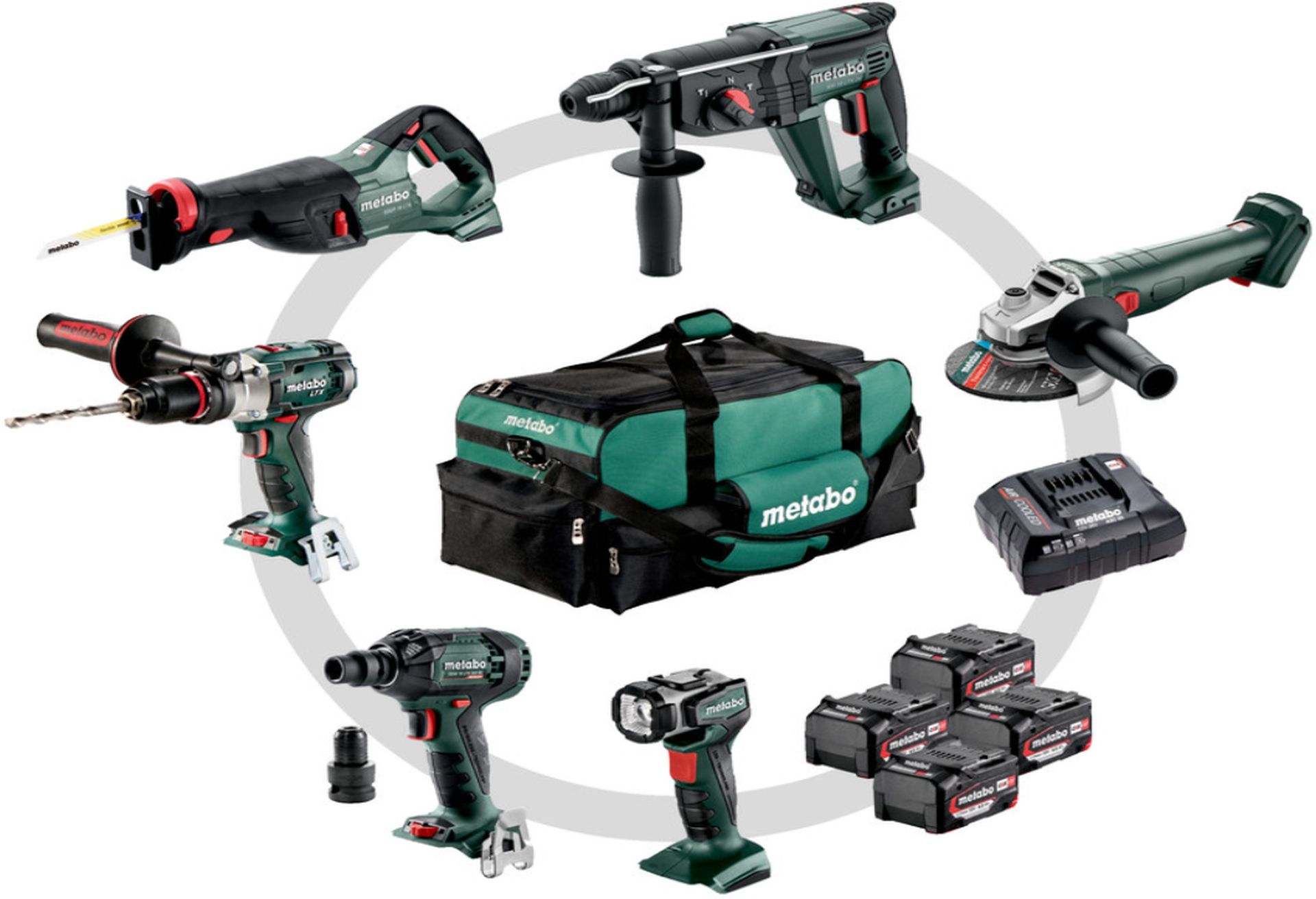 Metabo Combo Set 6.1 Akumulátorové stroje v sade (18V/4x4,0Ah) Taška 685211000