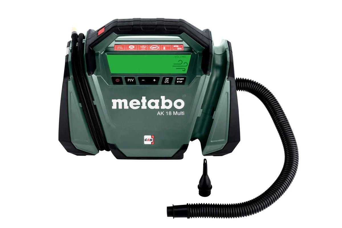Metabo AK 18 Multi Aku kompresor (18V/ 11 bar/ 16 l/min) bez akumulátora, 600794850