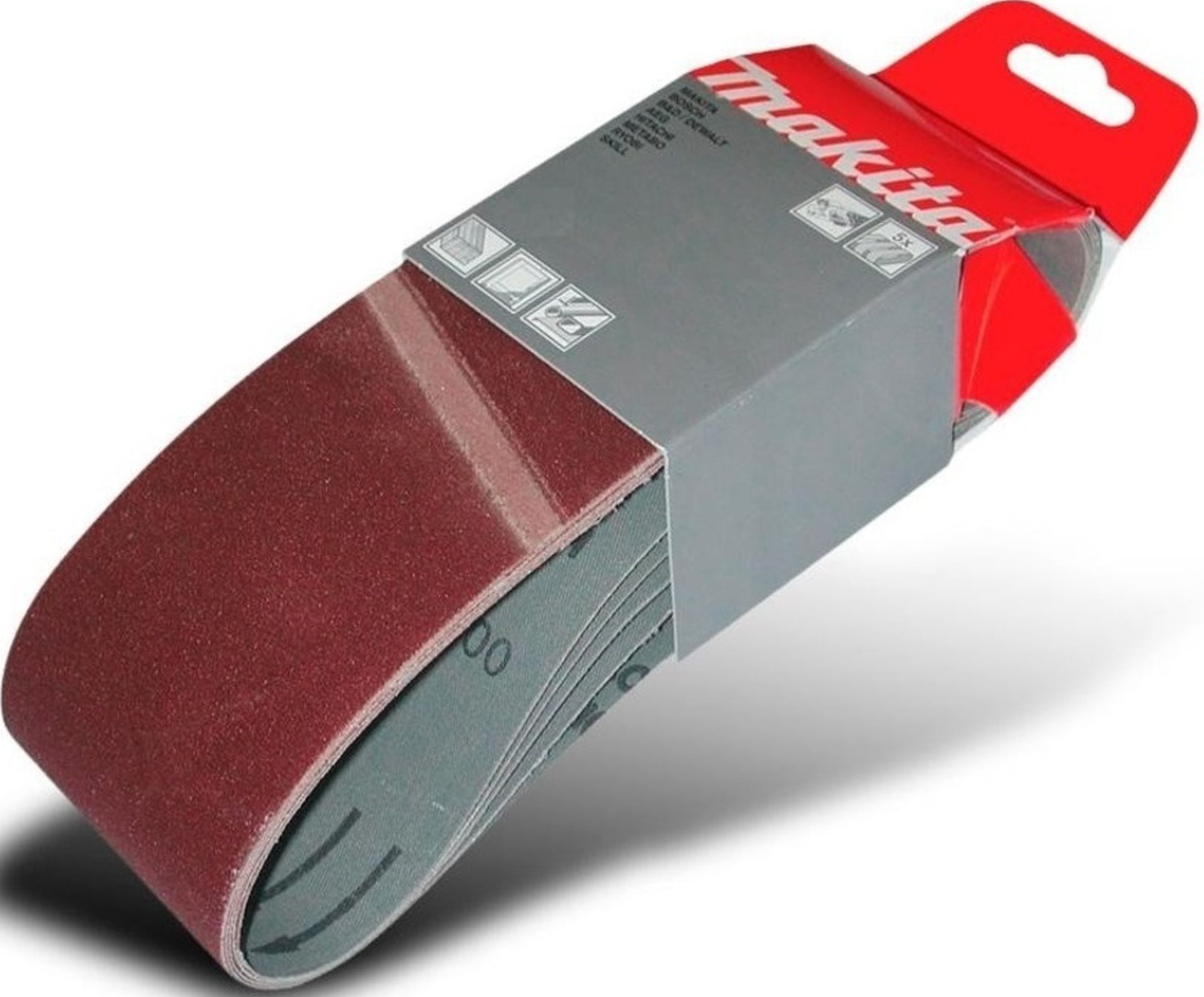 Makita P-37203 Brúsne pásy 76x533 mm, K100, 5ks k 9903