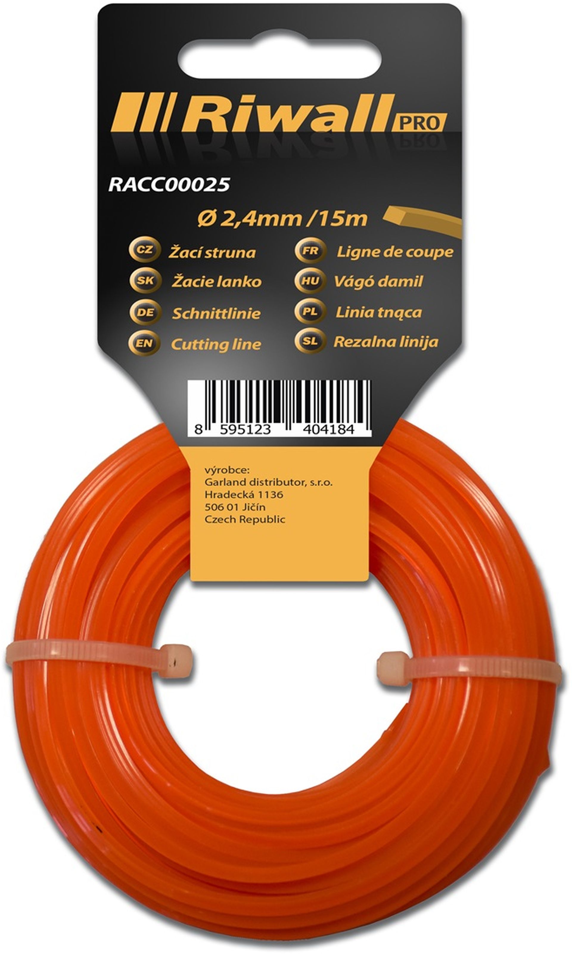 Riwall PRO Žacie lanko pr. 2,4mm, dĺžka 15m, štvorcový prierez RACC00025