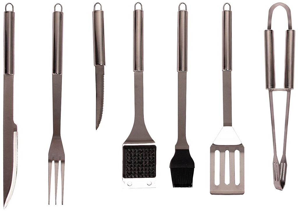Riwall PRO RBBQ 7S SET - sada grilovacieho náradia RACC00133