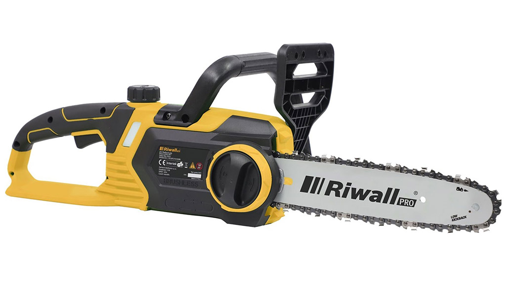VÝPREDAJ Riwall PRO RACS 2520i SET aku reťazová píla 20 V AC42F2101009B PO SERVISE