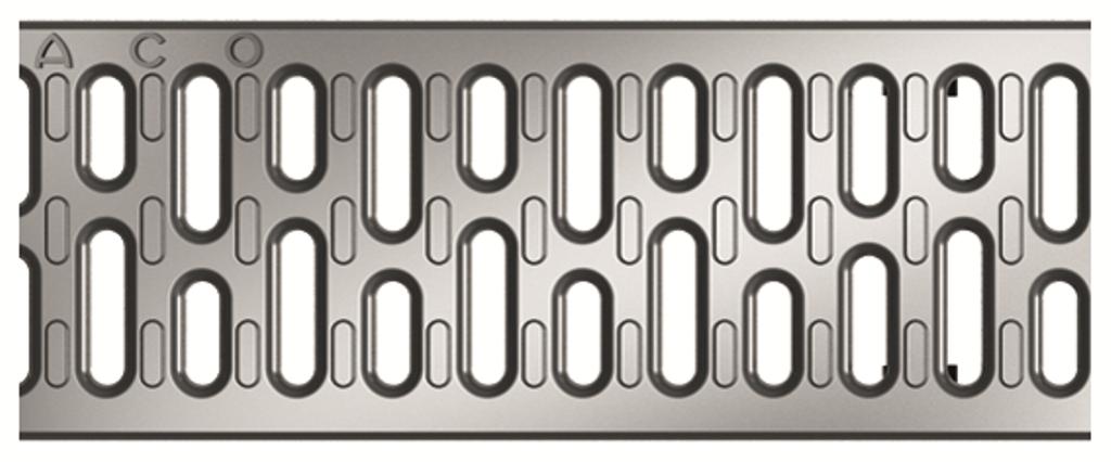 ACO Drainlock V/X100 - A15, rošt mostíkový 1,0 m, pozinkovaná oceľ 12610