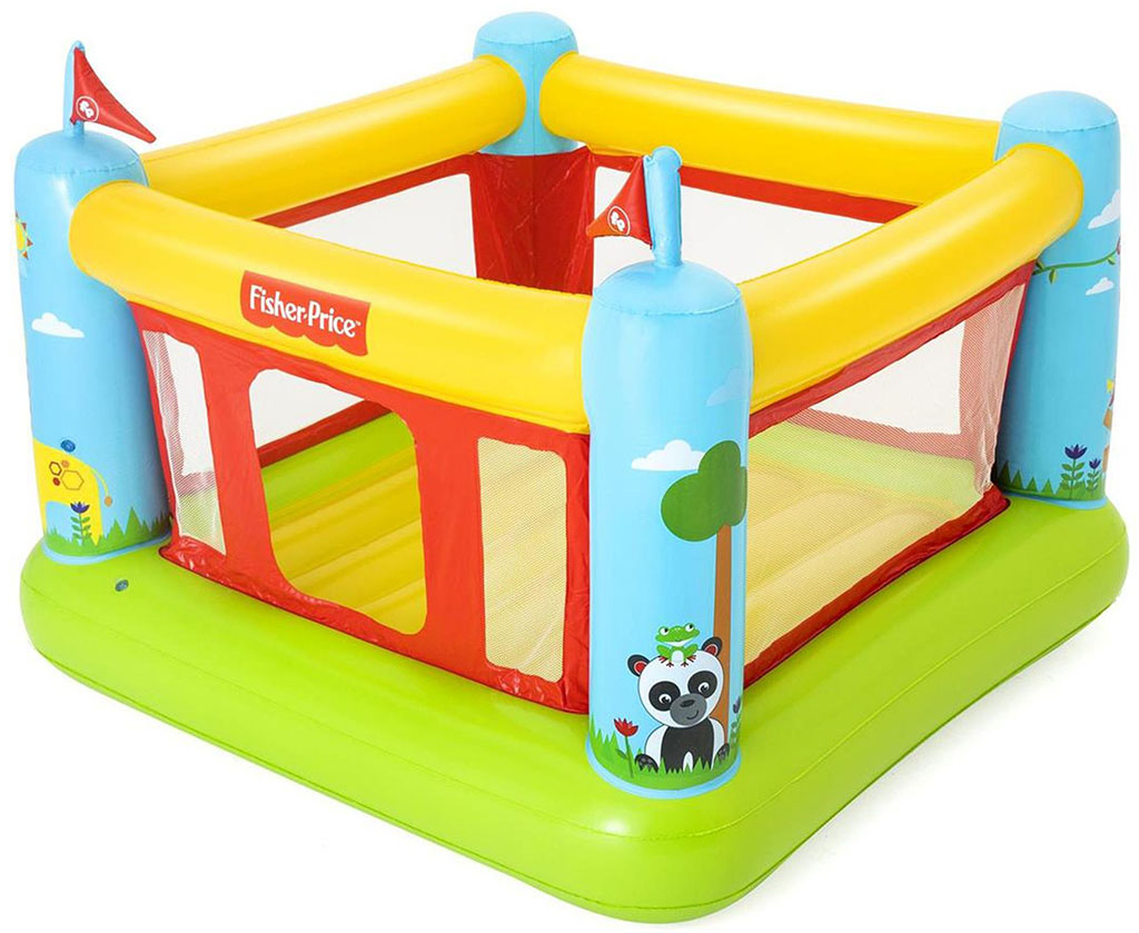 BESTWAY Fisher-Price Nafukovací trampolína, 175 x 173 x 135 cm 93553