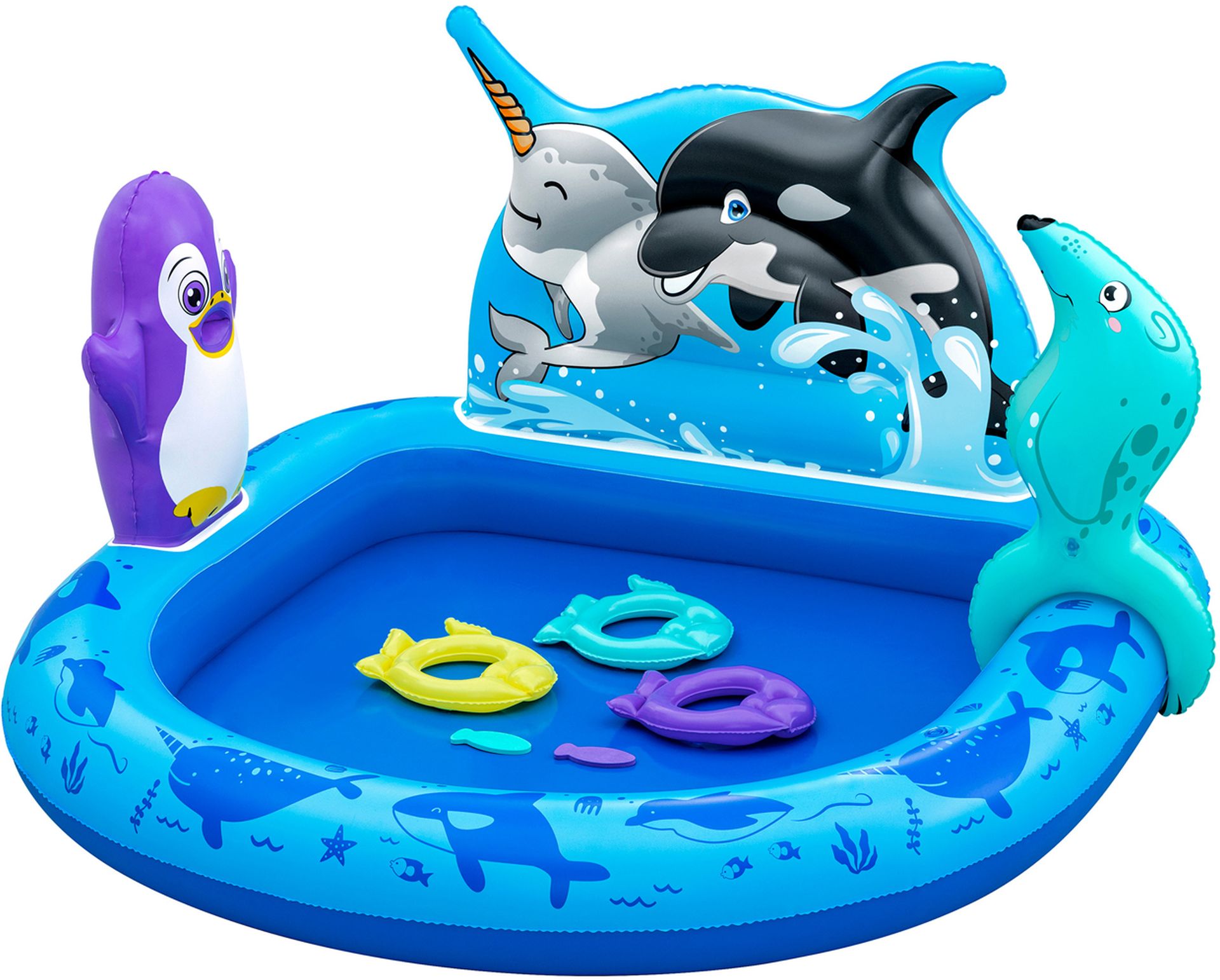 BESTWAY Polar Pals Hracie centrum, 134 x 131 x 73 cm 53156